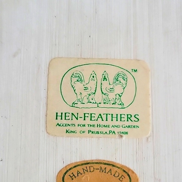 Vintage Hen-Feathers Crocus Chrysanthus Wall Placque - Picture 4 of 4